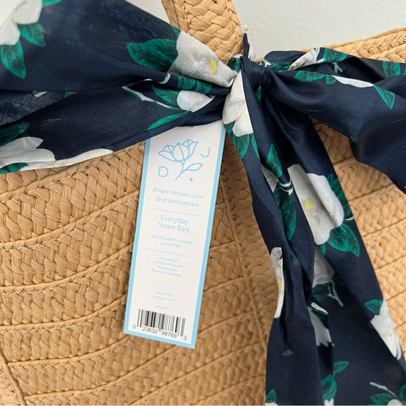 Draper James Everyday Straw Bag NWT - Picture 4 of 7